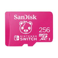 SanDisk microSDXC Extr 256GB (A1/V30/U3/C10/R100/W90) Fortnite, Cuddle Team Leader microSDXC-kaart 256 GB A1 Application Performance Class, v30 Video Speed