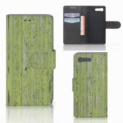 Sony Xperia X Compact | Book Style Case | Green Wood
