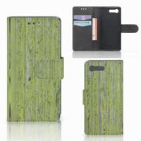 Sony Xperia X Compact | Book Style Case | Green Wood