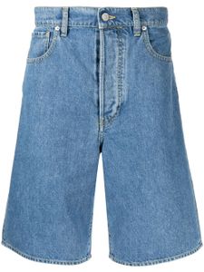 Kenzo short en jean à coupe droite - Bleu