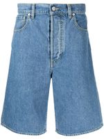 Kenzo short en jean à coupe droite - Bleu