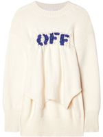 Off-White pull en laine à logo - Tons neutres