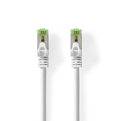 Nedis CAT7-Kabel | PiMF | RJ45 Male naar RJ45 Male | 10 m | Wit | 1 stuks - CCGP85420WT100 CCGP85420WT100