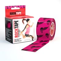 RockTape(5cm x 5m) roze skull