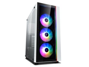 DeepCool MATREXX 55 V3 ADD-RGB 3F tower behuizing 2x USB-A 2.0, USB-A 3.2 (5 Gbit/s), 2x Audio, Window-kit