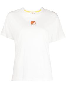 Mira Mikati t-shirt en coton biologique à logo brodé - Blanc