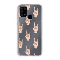 Rock: Samsung Galaxy M31 Transparant Hoesje
