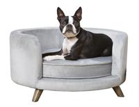Enchanted hondenmand sofa rosie grijs 68,5x68,5x35,5 cm - thumbnail