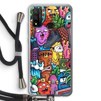 Vexx Mixtape: Huawei P Smart (2020) Transparant Hoesje met koord