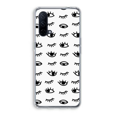 Eye pattern #2: OnePlus Nord CE 5G Transparant Hoesje