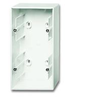 Busch-Jaeger 2CKA001799A0922 Opbouwbehuizing 2-voudig Verkeerswit, Mat, Wit 1 stuk(s)