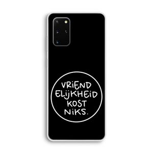 Vriendelijkheid: Samsung Galaxy S20 Plus Transparant Hoesje