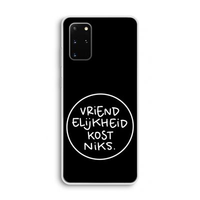 Vriendelijkheid: Samsung Galaxy S20 Plus Transparant Hoesje