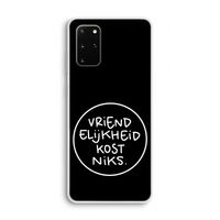 Vriendelijkheid: Samsung Galaxy S20 Plus Transparant Hoesje
