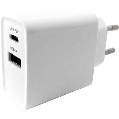 Gembird USB + USB-C snellader | 20W | wit - 9540151