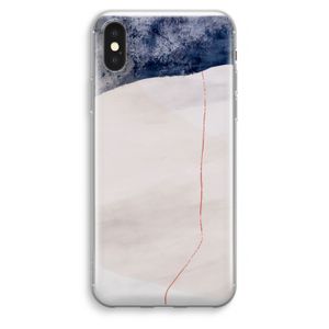 Stone White: iPhone XS Max Transparant Hoesje