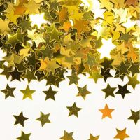 Gouden sterren confetti zakjes van 14 gram - thumbnail