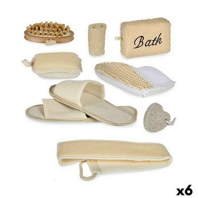 Badset Berilo Bruin 30 x 6,5 x 30 cm Mand (6 Stuks)