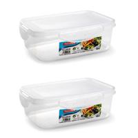 Plasticforte Vershoudbakje vriezer en magnetron - 4x - 800 ml - kunststof