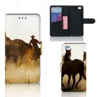 Huawei Ascend P8 Lite | Telefoonhoesje | Met pasjeshouder | Design Cowboy