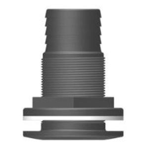 Tru Design Huiddoorvoer Met Tule Zwart 50mm 2” Bsp Default