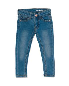 HEMA Kinder Jeans Skinny Fit Middenblauw (middenblauw)