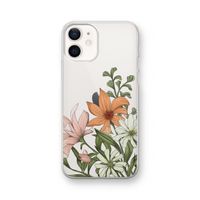 Floral bouquet: iPhone 12 Transparant Hoesje