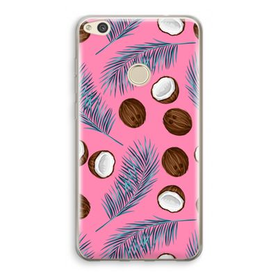 Kokosnoot roze: Huawei Ascend P8 Lite (2017) Transparant Hoesje