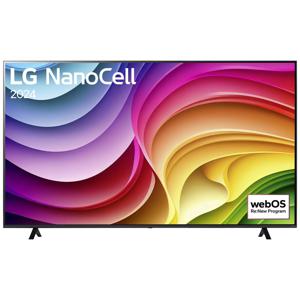 LG Electronics 75NANO82T6B LED-TV 190 cm 75 inch Energielabel G (A - G) CI+*, DVB-T2, DVB-S2, DVB-C, WiFi, UHD, Smart TV, Nano Cell Zwart