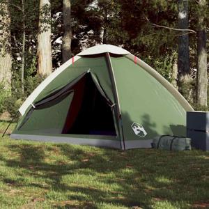 VidaXL Koepeltent 4-persoons waterdicht groen