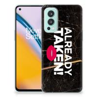 OnePlus Nord 2 5G | Siliconen hoesje | met naam Already Taken Black