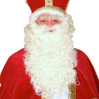 Sinterklaas verkleed set - wenkbrauwen buffelhaar - baard/pruik/snor - Goed Heiligman