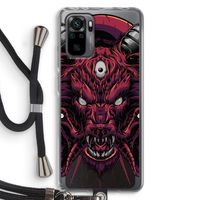 Hell Hound and Serpents: Xiaomi Redmi Note 10 Pro Transparant Hoesje met koord