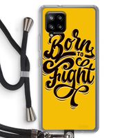 Born to Fight: Samsung Galaxy A42 5G Transparant Hoesje met koord