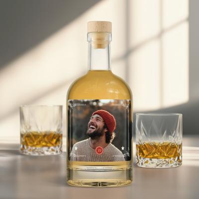 Whiskey cadeau pakket - Etiket