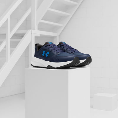 Under Armour Charged Edge Sneakers Heren Donkerblauw - Maat 42.5 - Kleur: Donkerblauw | Soccerfanshop