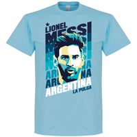 Messi Argentinië Portrait T-Shirt