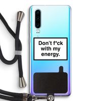 My energy: Huawei P30 Transparant Hoesje met koord