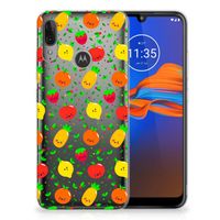 Motorola Moto E6 Plus Siliconen Case Fruits