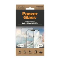 iPhone 13/13 Pro/14 PanzerGlass Ultra-Wide Fit Anti-Reflective EasyAligner Screenprotector - Zwarte Rand - thumbnail