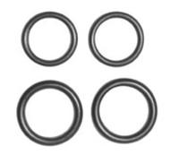 Kirchhoff O-ring-Sortiment, rubber, 9 x 14 x 2,5/14 x 19 x 2,5 mm, voor draaibare uitloop 1/2" 3/4" (2x2) - 98696380