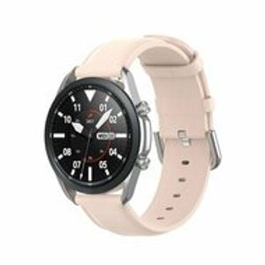 Classic leren bandje - Roze - Samsung Galaxy Watch - 46mm / Samsung Gear S3