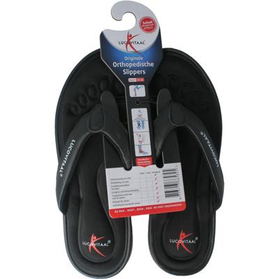 Lucovitaal slipper zwart 39-40
