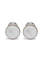 FURSAC engraved-logo detail cufflinks - Argent - thumbnail