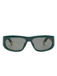 Jacquemus lunettes de soleil à monture rectangulaire - Vert