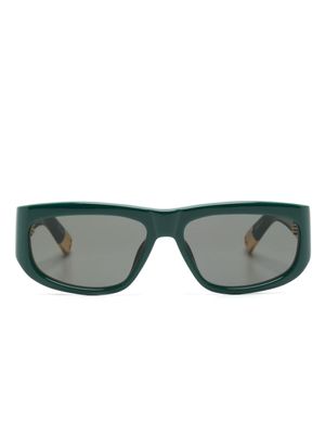 Jacquemus lunettes de soleil Les Lunettes Pilota - Vert
