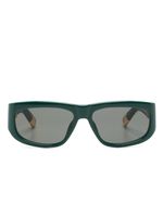 Jacquemus lunettes de soleil à monture rectangulaire - Vert