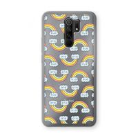 Regenboog: Xiaomi Redmi 9 Transparant Hoesje Regenboog: Xiaomi Redmi 9 Transparant Hoesje