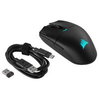 Corsair KATAR ELITE Wireless muis Rechtshandig RF Wireless + Bluetooth + USB Type-A Optisch 26000 DPI - thumbnail