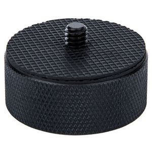 Caruba adapterschroef 1/4"M 3/8"F met metalen grip & rubber dekplaat